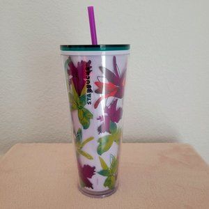 Venti Floral Starbucks Cold Cup